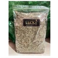 ราคา หญ้าอัลฟาฟ่าสับ LUCKY 1 กิโลกรัม เกรดพรีเมี่ยมกรองฝุ่นคัดพิเศษสำหรับสัตว์เลี้ยงที่น่ารัก ส่งไว (19651219565)