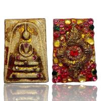 ราคา AD027 ส่งตรงปก พระสมเด็จพิมพ์ใหญ่เนื้อแตกลายงา หลังบ่วงพญานาค ประดับพลอยเม็ดพระธาตุ ลงรักปิดทอง กรุวังหน้า (21361664421)