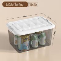 ราคา SUNOOM กล่องเก็บของ กล่องพลาสติก ความจุสูง กล่องอเนกประสงค์ PP ฝาสไลด์ แบบพลิกได้ (21350201288)