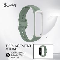 ราคา S Way Soft ซิลิโคนสายรัดสำหรับ Samsung Galaxy Fit2 SM R220สร้อยข้อมือสายนาฬิกาเปลี่ยนได้สำหรับ Samsung Galaxy Fit2 (7817150593)