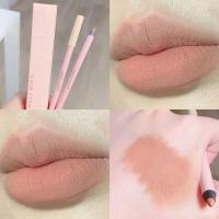 ราคา ปากกาดินสอเขียนขอบปากสีด้านเรียบคงทนปากกาลิปสติกเค้าร่างดินสอลิปสติกแบบกันน้ำเครื่องสำอางสีนู้ดริมฝีปากสีน้ำตาล (20017105881)