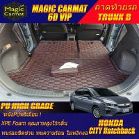 ราคา Honda City 2020 รุ่นปัจจุบัน 5ประตู Hatchback ถาดท้ายรถแบบ B ถาดท้ายรถ Honda City พรม6D VIP High Grade Magic Carmat (8004897174)