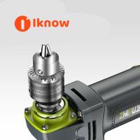 ราคา I Know ตัวแปลงหัวจับสว่านไฟฟ้าเครื่องตัดและขัดตัวแปลงสว่านไฟฟ้าปรับมุมได้อุปกรณ์เสริมเครื่องมือ (20468342341)