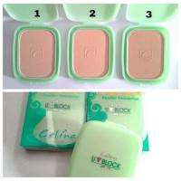 ราคา richthestore แป้งพริตตี้ Celina แป้งพัฟ เซลิน่า UV Block Oil Free Powder Foundation SPF15 (16223773560)