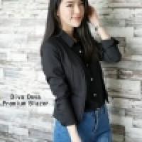 ราคา เสื้อสูททำงานผู้หญิงไม่มีปกตัวสั้นสีขาว สีดำ 5141 (19296071073)