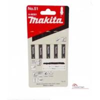 ราคา Makita ใบเลื่อยจิ๊กซอ ตัดไม้ ตัดพลาสติก No 51 ของแท้ 100 ใช้กับรุ่นเสียบ แพ็ค5ใบ A 86561 ใบจิ๊กซอ ใบเลื่อย (17098866908)