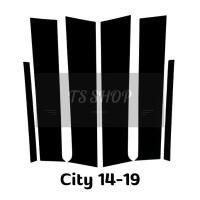 ราคา พร้อมส่ง แผ่นติดเสาประตู Civic FD FB FCFE Accord CityCRV HRV Jazz (17782047131)