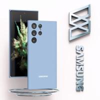 ราคา MobileWorld เรือจากประเทศไทย Samsung Galaxy S24 Ultra LOGO Smart Ultra Thin Case สำหรับ Samsung Galaxy s24ultra เงาอะคริลิโปร่งใส TPU อ่อน Ultra Soft Liquid Silicone S24 Series Back Cover (21265351737