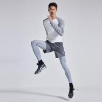 ราคา OMG popular logo quick drying clothes man crashed joining fitness clothing training run lu iron sport long sleeved jacket (19978138159)