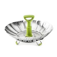 ราคา สแตนเลสพับตาข่ายถาดนึ่ง Telescopic Lotus Steamer ตะกร้าผักปลาเกี๊ยวอาหาร Steamer ขยายครัวเครื่องมือหม้อหุงข้าว Ware (16852575788)