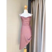 ราคา Layla dress เดรสซาตินปลายเฉียงดีเทลเชือกไขว้หลัง เดรสปาร์ตี้ (19088308401)