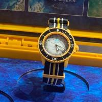 ราคา นาฬิกา Blancpain x swatch ระบบ Automatic กันน้ำ 90 ม ของแท้ 100 นาฬิกา ผู้ชาย ผู้หญิงปองแปง (21277701873)