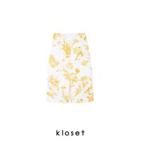 ราคา KLOSET Jouy Of Love Lace Detail Midi Skirt PF22 S004 กระโปรงผ้าพิมพ์ กระโปรงผู้หญิง กระโปรงแต่งดีเทลเทปลูกไม้ กระโปรงผ่าหน้า กระโปรงแฟชั่น กระโปรงkloset (20344390246)