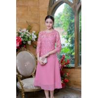 ราคา ชุดเดรสลูกไม้ออกงาน ชุดเดรสสวย สวยมากๆ ค่ะ ชุดแซก ออกงาน สีฟ้าคราม ชมพู เดรสออกงาน เดรสไปงาน M 3XL ทรงเอ ราตรี สั้น (21303081466)