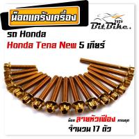 ราคา น็อตแคร้งเครื่อง TENA NEW 5 เกียร์ เลสแท้100 1ชุด 17ตัว น็อตหัวเฟือง น็อตแคร้งเทน่า น๊อตแคร้งเทน่า น็อตแคร้งtena น๊อตแคร้งtena น็อตชุด (21344154677)