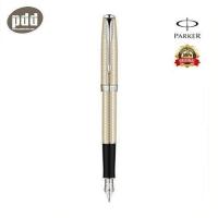 ราคา PARKER ปากกาหมึกซึม ป๊าคเกอร์ ซอนเนต PARKER Sonnet Fountain Pen Pearl Cisele Black Cisele Silver Cisele Cisele GT เครื่องเขียน pendeedee (467032257)
