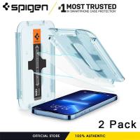 ราคา Spigen สำหรับ iPhone 15 Pro Max 14 Pro iPhone 13 Pro Max iPhone 12 Pro Max เคสง่าย เซ็นเซอร์ป้องกัน 2แพ็คกระจกเทมเปอร์ปกป้องหน้าจอ Glastez R พอดี ได้รับการออกแบบ (21162658708)