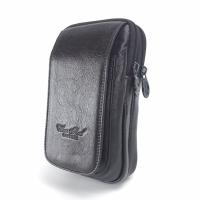 ราคา Chinatown Leatherกระเป๋าหนังแท้ใส่มือถือร้อยเข็มขัดรุ่นมือถือหนังแท้3เครื่องฝายาวตั้งI phone promax (8120905)