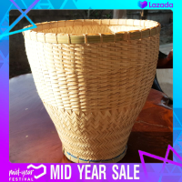 ราคา หวดนึ่งข้าวเหนียว หวดลาวหวดอิสาน สานไม้ไผ่ งานธรรมชาติ ทั้งใบ100 ใบใหญ่ (20186127250)