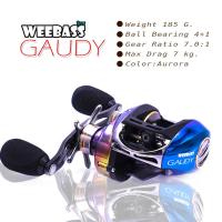 ราคา อุปกรณ์ตกปลา WEEBASS REEL รอก รุ่น GAUDY RIGHT หมุนขวา รอกเบท รอกหยดน้ำ รอกตกปลา (1390206401)