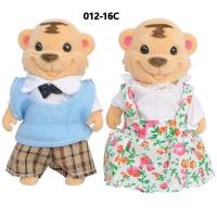 ราคา ตุ๊กตาสัตว์ป่าขนาดเล็กสำหรับครอบครัวจาก1 12ตุ๊กตากระต่ายเสือครอบครัวของเล่นในบ้านตุ๊กตาเด็กทารกแมวกระต่ายของขวัญวันคริสต์มาส (21170314499)