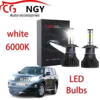 ราคา สำหรับ Toyota Land Cruiser Prado J120 2002 2009 ไฟหน้า ชุดหลอดไฟหน้า LED 12 32V 80W 1คู่ (14998121930)