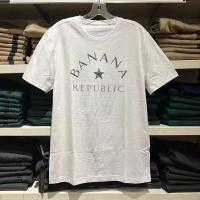 ราคา Banana Republic Mens Fashion Casual Round Neck Short Sleeve T shirt Comfortable and Simple New Style (19769594397)
