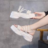 ราคา Tig Tag ร้องเท้าผูหญิง รองเท้าแตะเสริมส้นผู้หญิง รองเท้ารัดส้น สะดวกสบาย อ่อนนุ่ม 2023 ใหม่ TT23032403 (18329766538)