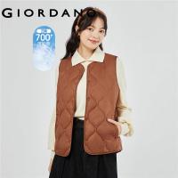 ราคา Giordano ผู้หญิง เสื้อกั๊กขนเป็ดสีขาวสามารถเก็บได้น้ำหนักเบาใส่ได้สองวิธี Free Shipping 05371721 (21236215266)