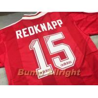 ราคา Retro เสื้อฟุตบอลย้อนยุค Vintage ทีมลิเวอร์พูล เหย้า Liverpool Home 1995 15 REDKNAPP ในตำนาน (7593072523)
