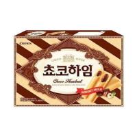 ราคา ขนมเกาหลี crown choco heim hazelnut บิสกิตสอดไส้ช็อกโกแลตเฮเซลนัท 47g 142g 쵸코하임 (21317299993)