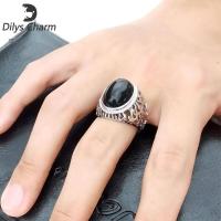 ราคา Dilys Charm เดิมชุบเงินหินโมราหินปรับแหวนผู้ชาย (7844184341)