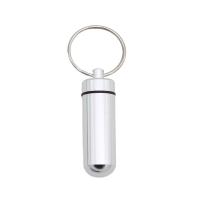 ราคา Reviln กล่องยายาพวงกุญแจอลูมิเนียม กล่องใส่ยาขนาดเล็กแบบพกพากันน้ำ Keychain Pill Box (21338589072)