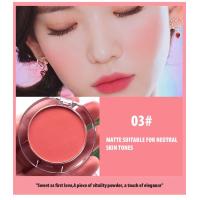 ราคา 6 Colors Single Blush Palette Face Cream Concealer Foundation Powder Waterproof Lasting Face Rouge Powder Natural Peach Blusher (21038294307)