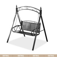 ราคา ชิงช้าเหล็ก เก้าอี้ชิงช้า 2ที่นั่ง แข็งแรง ชิงช้าสนาม garden swing chair เปลไกว (21339876733)