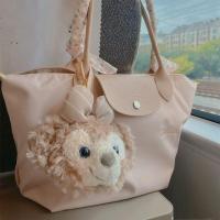 ราคา Longchamp bag New style bag for commuting to work nylon dumpling bag long handle canvas medium tote bag large capacity bag (20448000551)