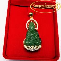 ราคา แบรนด์ Inspire Jewelry จี้พลอยทับทิมรูปดอกไม้ประดับเพชร cz สวยงาม ปราณีต (16184140007)