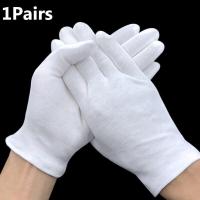 ราคา ถุงมืองานแต่งงานแฟชั่นสำหรับผู้หญิง1 5 10คู่ผ้าคอตตอนสีขาวแบบยืดได้สูงถุงมือสำหรับผู้ชาย (20605400453)