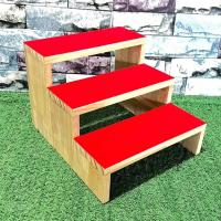 ราคา ติดพรมสีแดง AS07 3 ชั้นไม้ 3 ชั้น วางของ ชั้นไม้วางต้นไม้ วางแคสตัล ชั้นไม้สนนอก ทาสีแล้ว อายุการใช้งานนานๆเลย ขนาดกว้างxยาวxสูง 24X20X15 CM ส่งจากกรุงเทพ (21271856502)