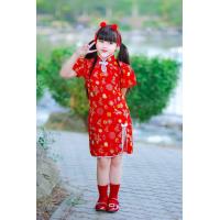 ราคา ตรุษจีน 2567 กี่เพ้าอาหมวย เสื้อผ้าเด็กผู้หญิง ชุดรับอั๋งเปา (21279116502)