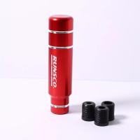 ราคา หัวกระปุกเกียร์13ซม ก้านคันโยกเกียร์ธรรมดาสีแดงสีดำสีทองสีน้ำเงินสีม่วงอลูมิเนียมอเนกประสงค์สำหรับรถยนต์ (21170095959)