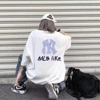 ราคา เสื้อยืดแขนสั้นผ้าฝ้ายแบบข้อต่อ MLB โลโก้ยอดนิยมของผู้ชายเสื้อครึ่งแขนแบบหลวมใส่ในฤดูร้อนเสื้อเชิ้ตคอปกตัวละครโจ๊กเกอร์2023ต้นฉบับสไตล์ใหม่ (20223944929)