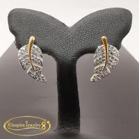 ราคา Inspire Jewelry ต่างหูใบไม้ ตัวเรือนหุ้มทอง24K ช่อมะกอกประดับเพชรCZ งานจิวเวลลี่ ขนาด 1 5 CM พร้อมกล่องทอง (399858050)