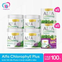 ราคา เซตขายดี 4 กระปุก แถมฟรีขนาดพกพา 2 กล่อง Real Elixir Alfa Chlorophyll Plus Fiber คลอโรฟิลล์ (21241907663)