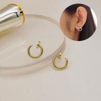 ราคา WFH ต่างหูผู้หญิง ต่างหูแบรนด์เนม ชาแนล ต่างหูเรียบหรู สีทอง สีเงิน FE164 (17950738026)