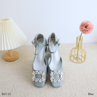 ราคา Mgaccess Dora High Heels Shoes 883 15 New premium รองเท้าคัทชูรัดข้อ (20935182342)
