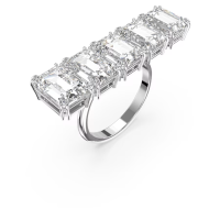ราคา Swarovski Millenia แหวนเพชรสีขาวตัดเหลี่ยม S925 แหวนแฟชั่นสตรีเงินสเตอร์ลิง ของขวัญวันวาเลนไทน์ ของขวัญวันเกิด (21011157434)