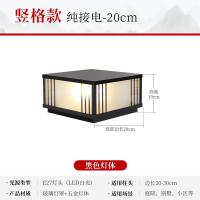 ราคา Lamp Solar Pillar Lamp Simple Modern Outdoor Waterproof Pillar Lamp Door Wall Garden Lamp Villas Door Pillar Lamp Solar Lamp (21007081108)