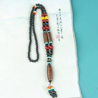 ราคา เก้าตาสร้อยคอมุกอาเกตเกล็ดมังกรเสื้อกันหนาวโซ่ไข่มุก (19392079021)