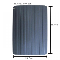 ราคา 1pcs Fast Defrost Tray Fast Thaw Frozen Food Meat Fruit Quick Defrosting Plate Board Defrost Tray Thaw Master Kitchen Gadgets (20267291765)